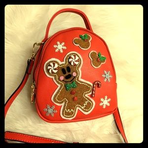 Handmade Holiday Gingerbread Mickey Purse